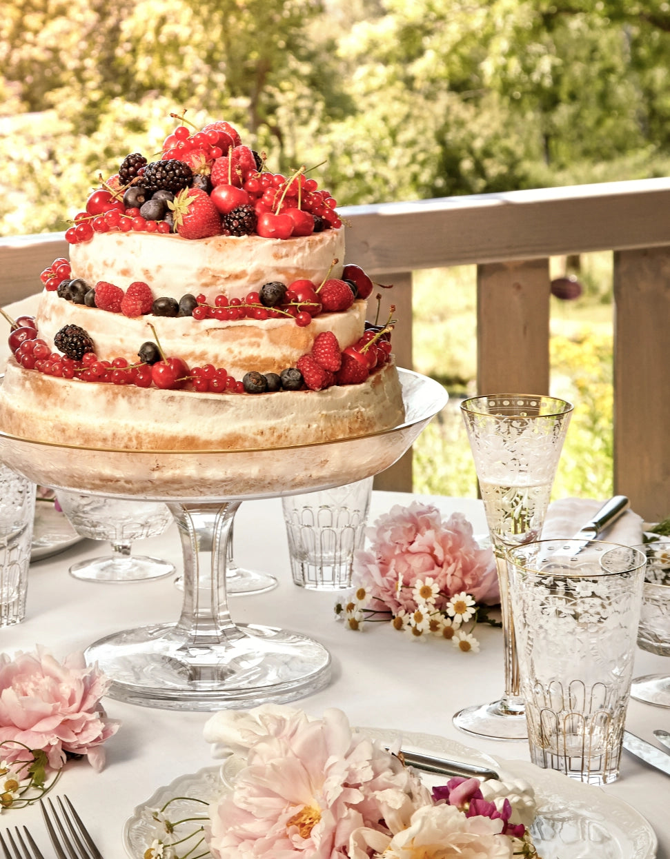 Set de două pahare din cristal Maharani 240 ml