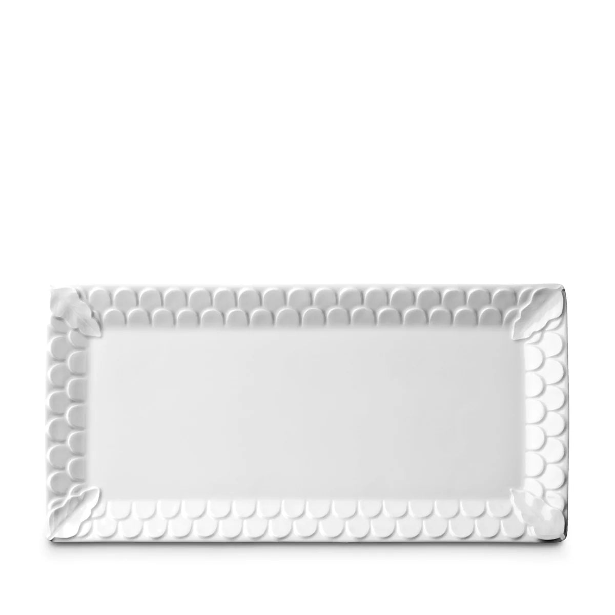 Platou rectangular Aegean White