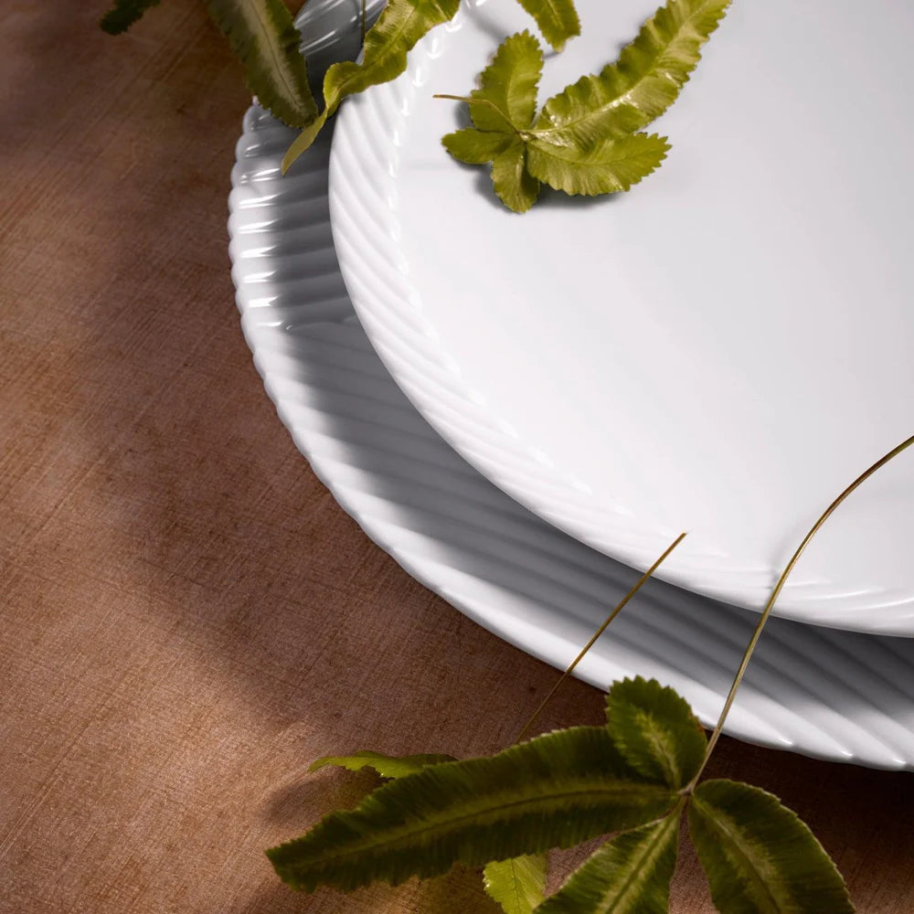 Platou oval Aegean White