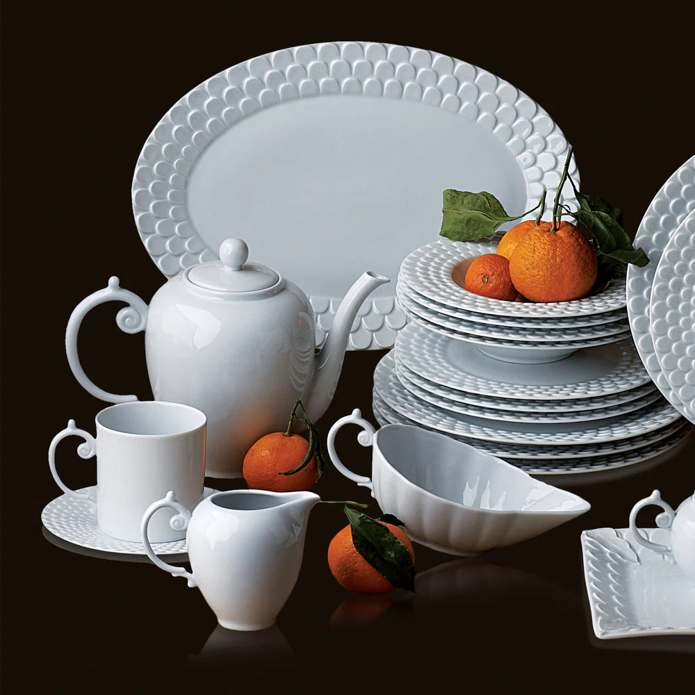 Set cești și farfurii pentru espresso Aegean White