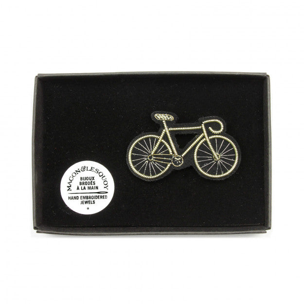 Brosă lucrată Bicicletă