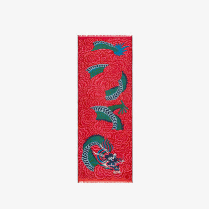 Eșarfă din lână Dragon