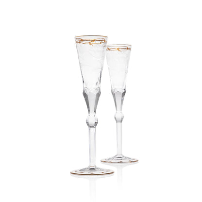 Set de două pahare din cristal Paula