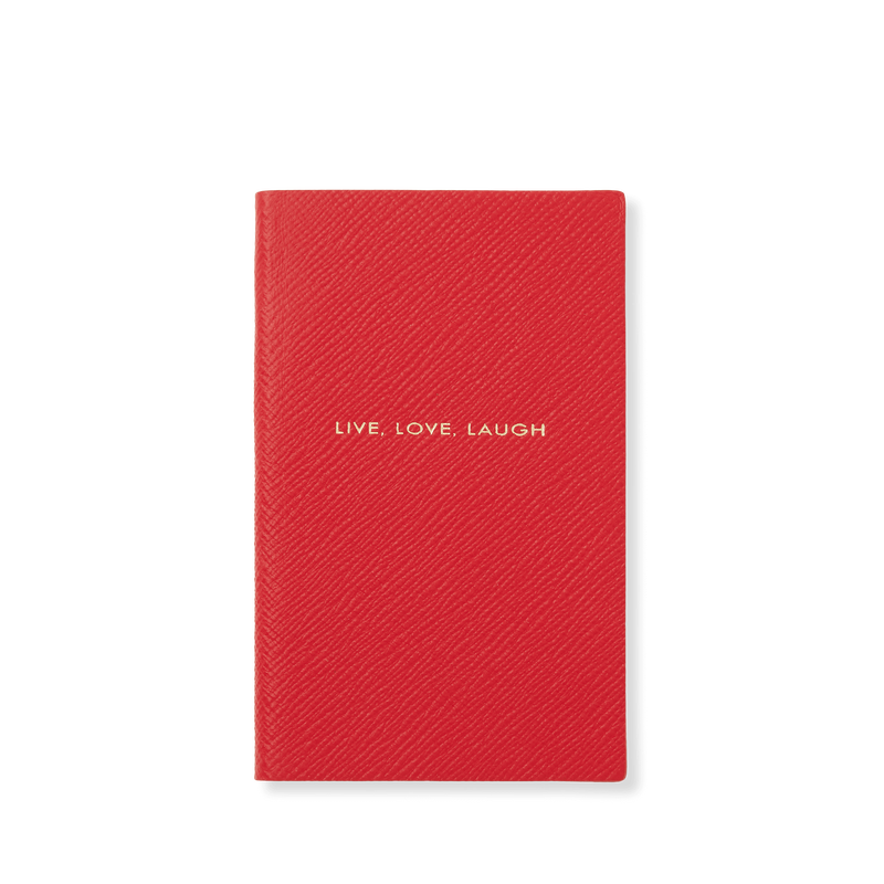 Agendă din piele naturală Live Love Laugh
