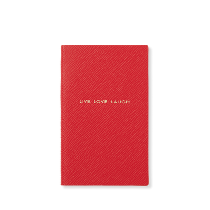 Agendă din piele naturală Live Love Laugh
