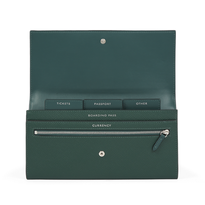 Portofel din piele naturală pentru călătorii