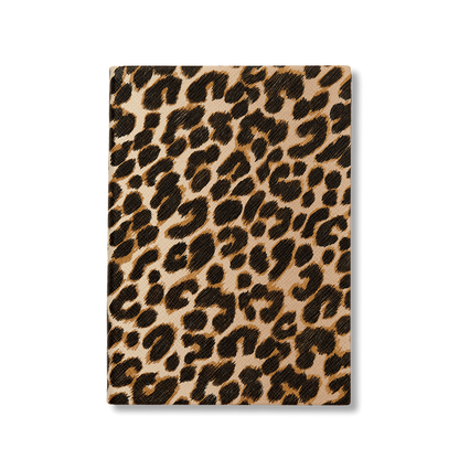 Agendă din piele naturală imprimeu Leopard