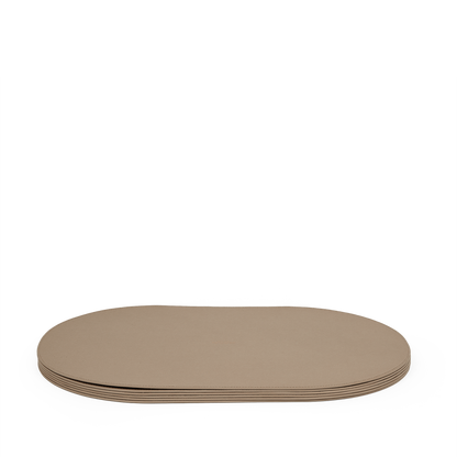 Set de 6 placemats din piele naturală