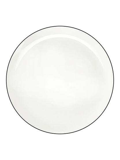 Set de 6 farfurii din porțelan Ligne Noire 26 cm