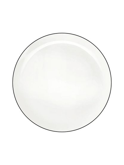 Set de 6 farfurii din porțelan Ligne Noire 22 cm