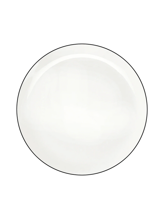 Set de 6 farfurii din porțelan Ligne Noire 22 cm