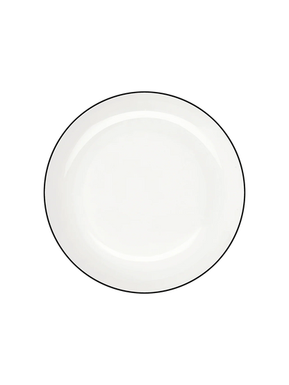 Set de 6 farfurii din porțelan Ligne Noire 15 cm