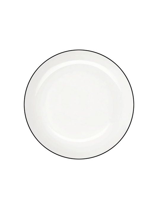 Set de 6 farfurii din porțelan Ligne Noire 15 cm