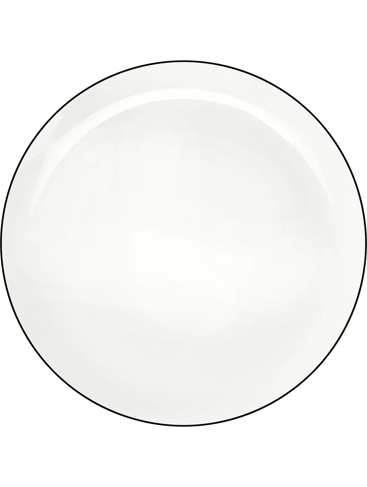Set de 6 farfurii din porțelan Ligne Noire 31 cm