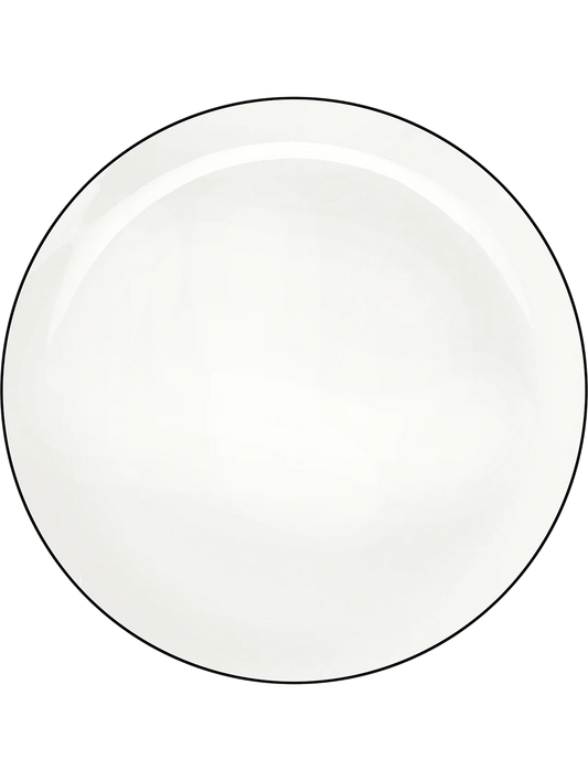 Set de 6 farfurii din porțelan Ligne Noire 31 cm