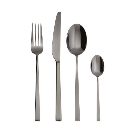 Set de tacâmuri 24 piese Linea Q Black
