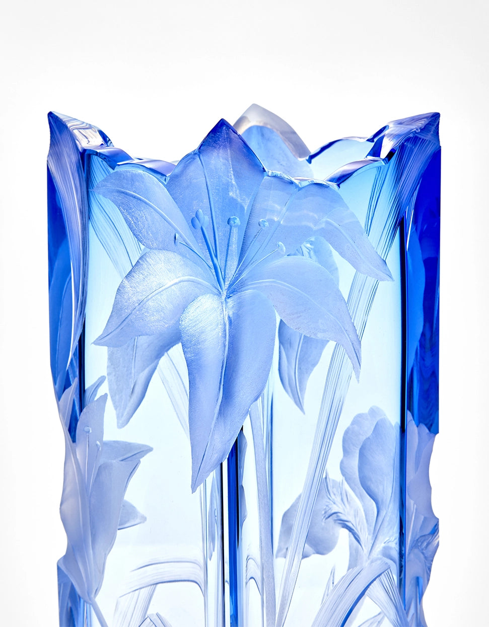 Vază din cristal Irises