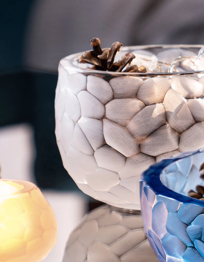 Bol decorativ din cristal Arctic