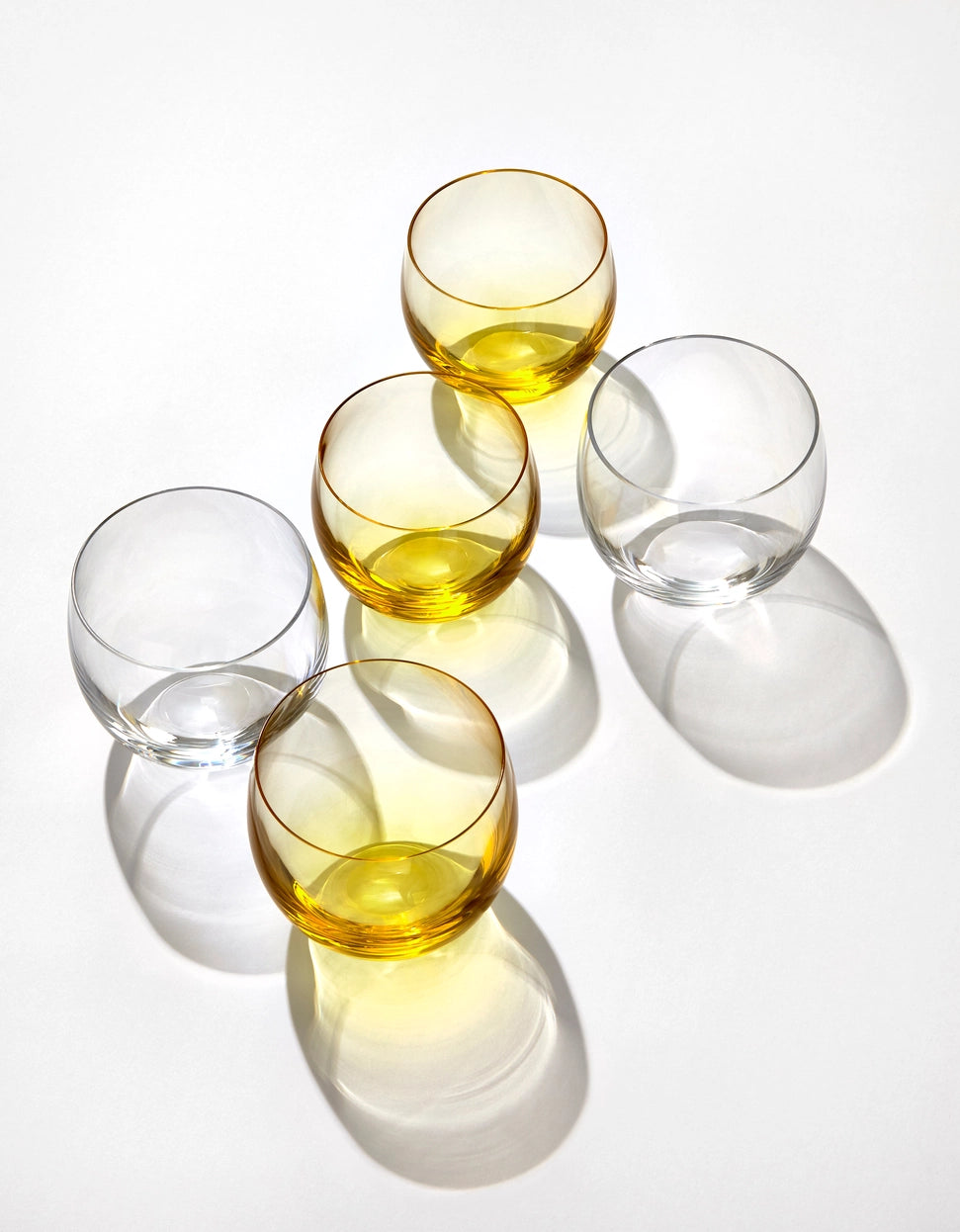 Set de două pahare din cristal Culbuto