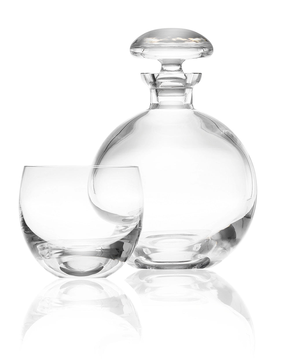 Decantor din cristal Culbuto
