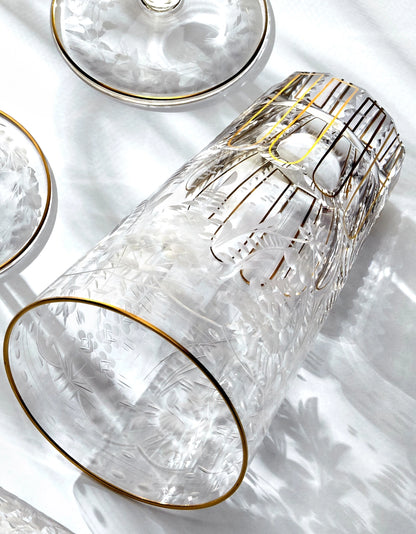 Set de două pahare din cristal Maharani 400 ml