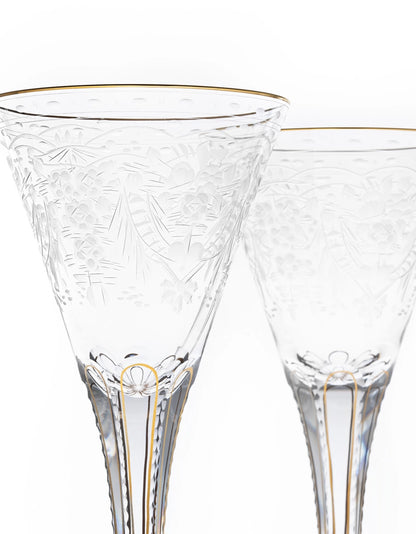 Set de două pahare din cristal Maharani 330 ml