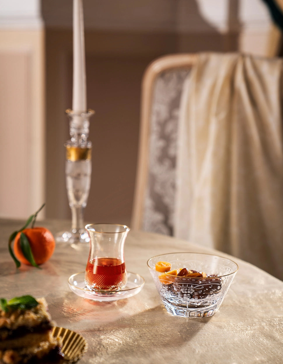 Set de două boluri din cristal Maharani