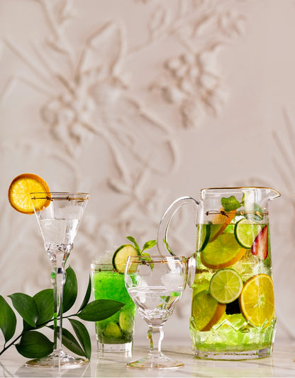 Set de două pahare din cristal Paula