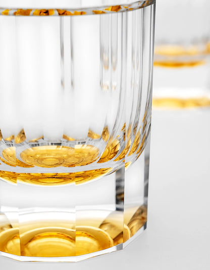 Set de două pahare și decantor din cristal Solaris