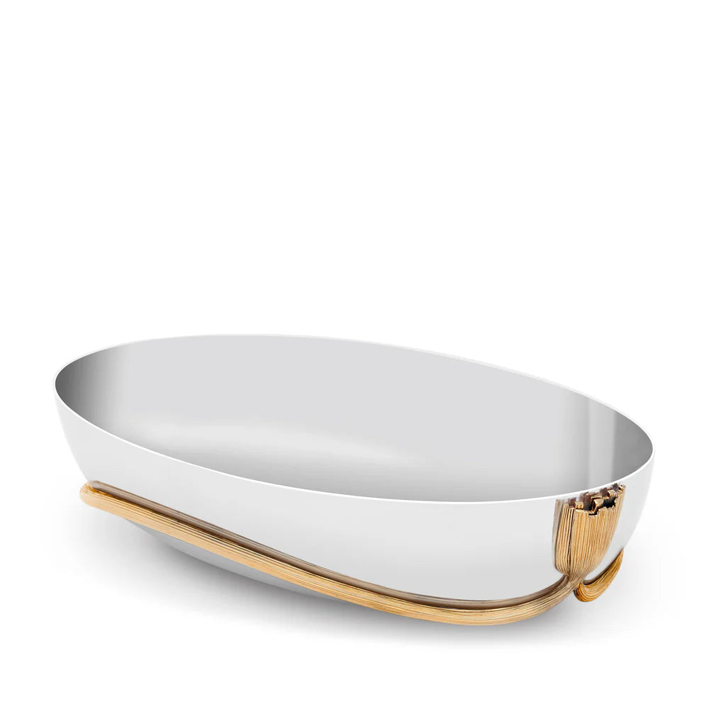 Bol decorativ oval Deco Leaves