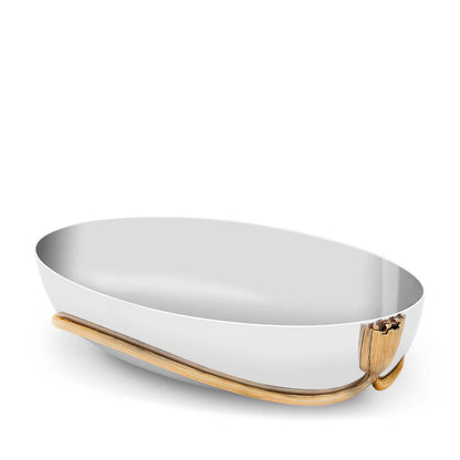 Bol decorativ oval Deco Leaves