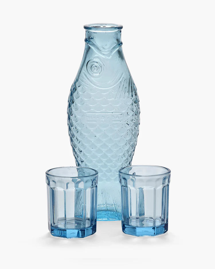 Set două pahare și carafă Fish & Fish