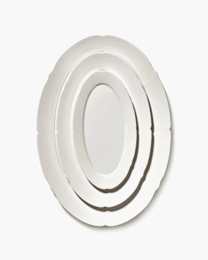 Set de patru platouri ovale Silhouette 18.5 cm