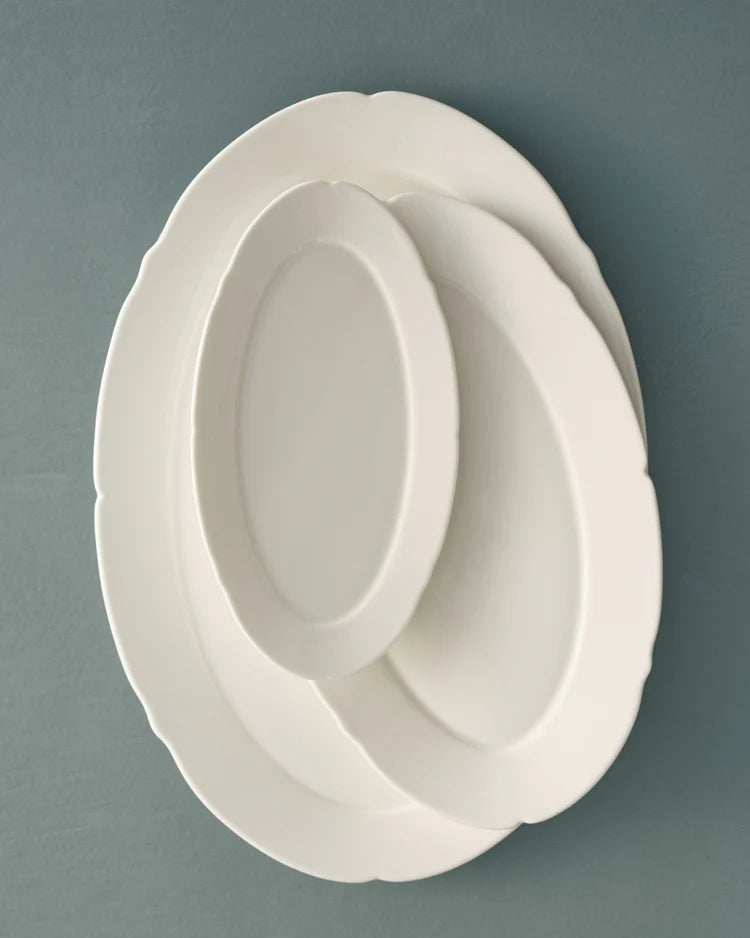 Set de patru platouri ovale Silhouette 30 cm