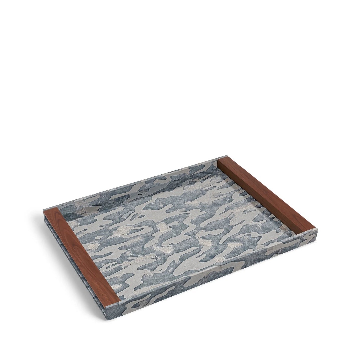 Tavă de servire Fortuny Camo Isole Faded Blue