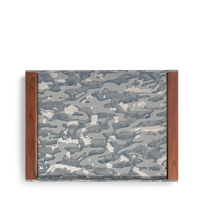 Tavă de servire Fortuny Camo Isole Faded Blue
