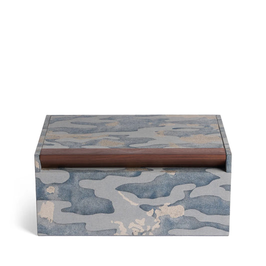 Cutie decorativă Fortuny Camo Isole Faded Blue