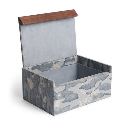 Cutie decorativă Fortuny Camo Isole Faded Blue