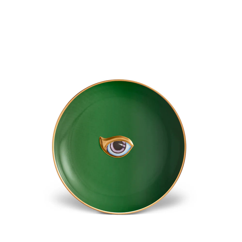Farfurie decorativă Lito Verde