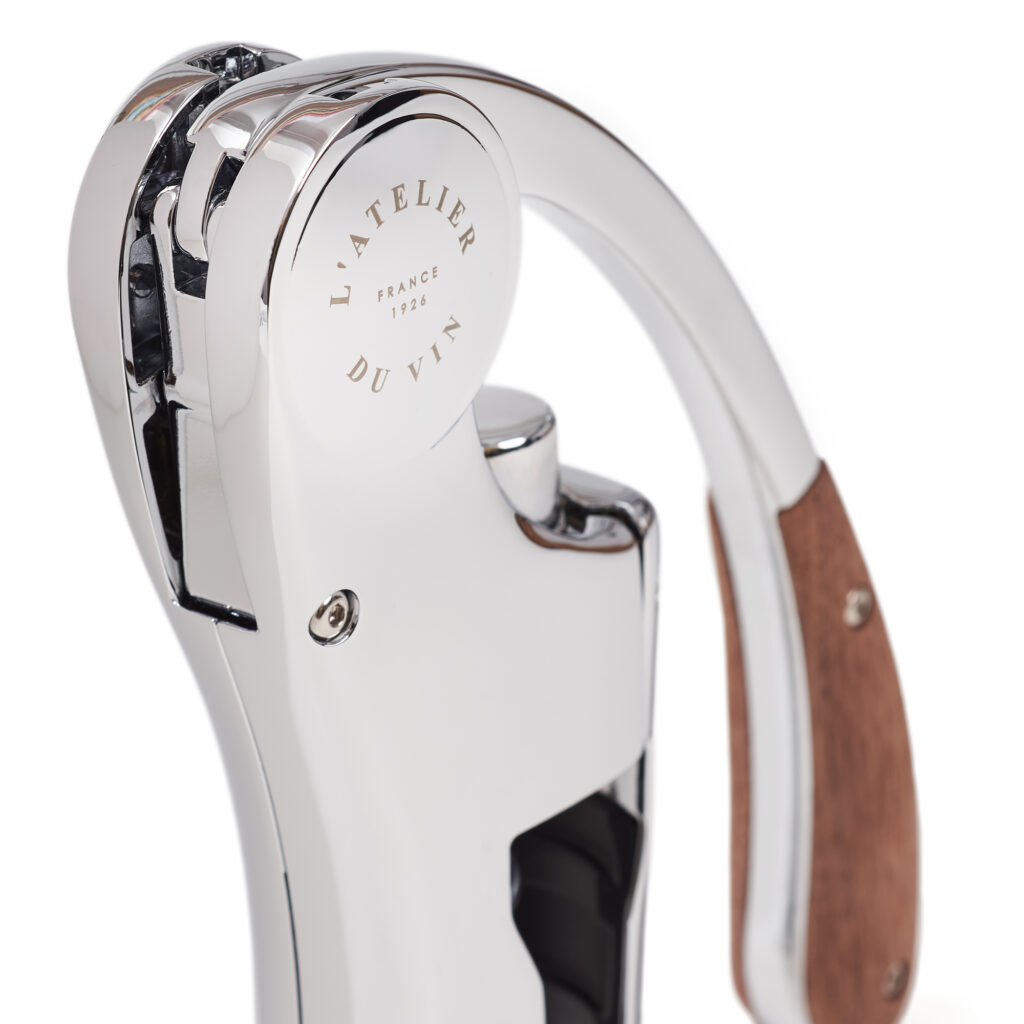 Tirbușon Oeno Motion Silver & Wood