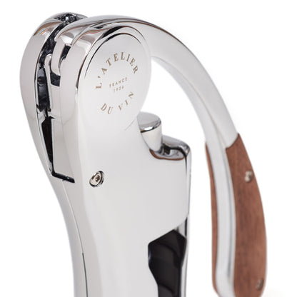 Tirbușon Oeno Motion Silver & Wood
