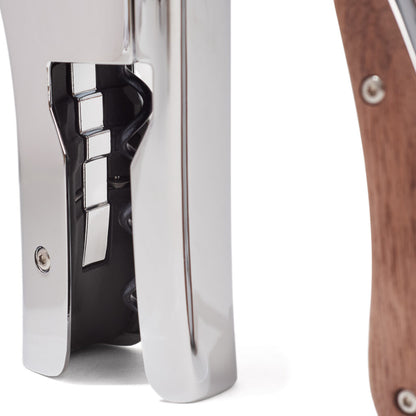 Tirbușon Oeno Motion Silver & Wood