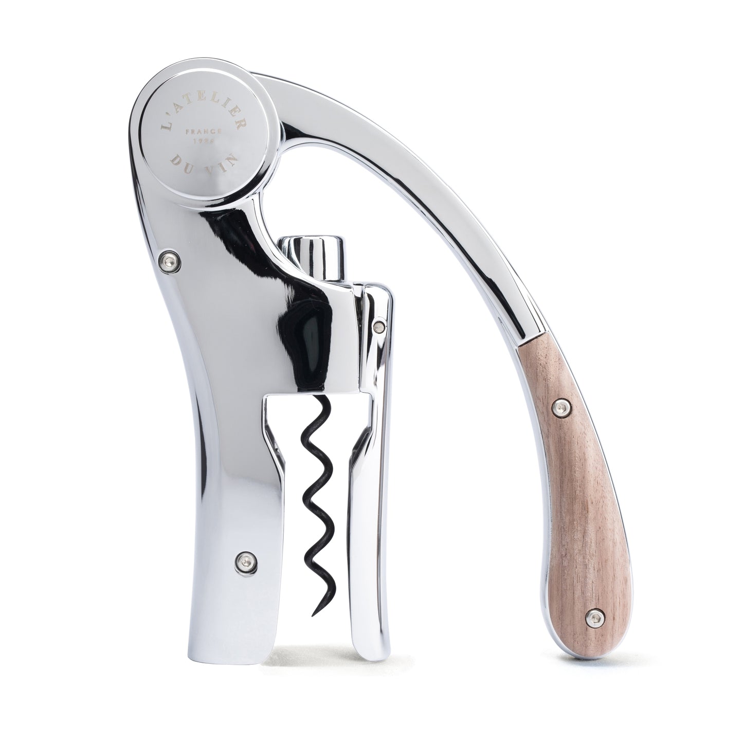 Tirbușon Oeno Motion Silver & Wood