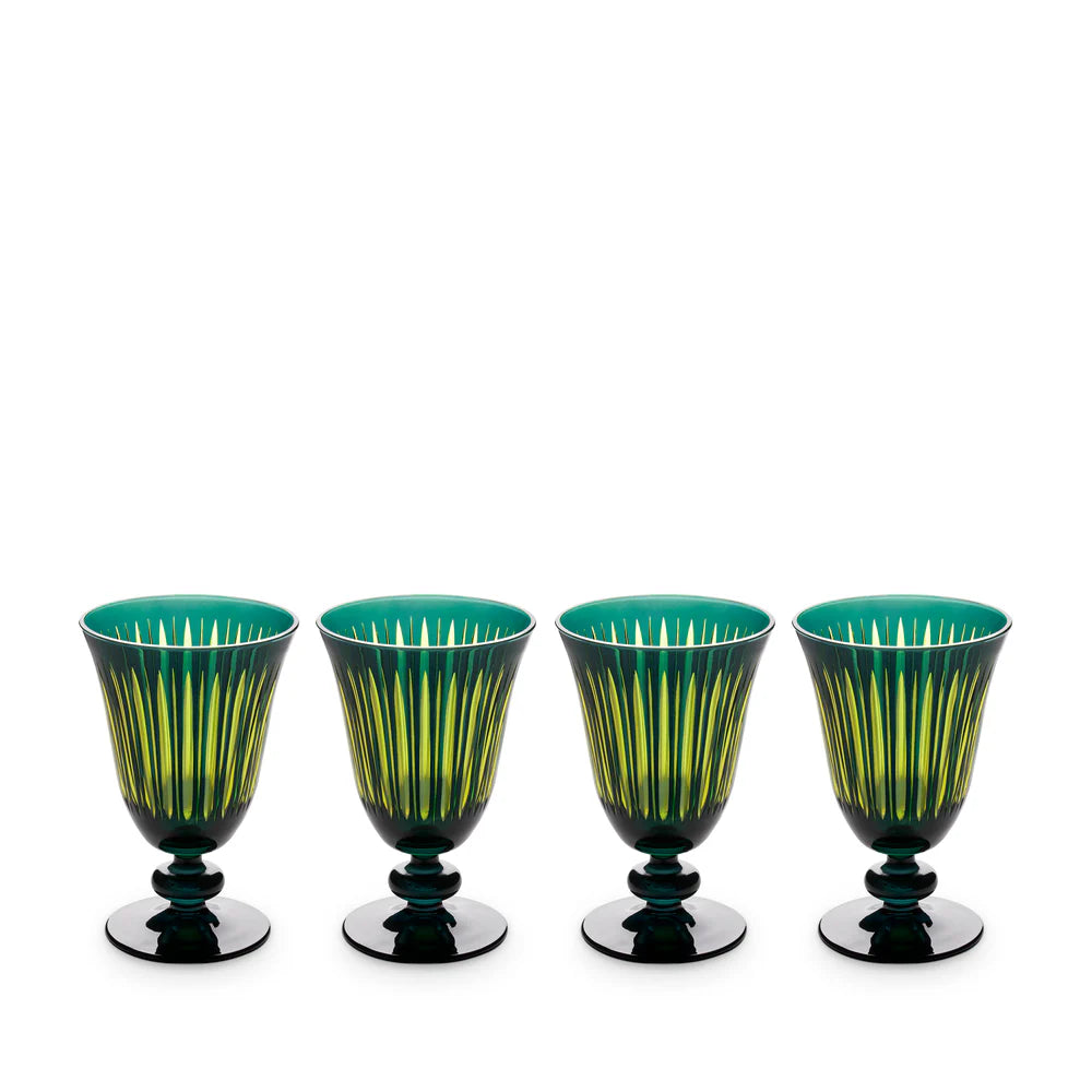 Set de pahare pentru vin Prism Verde