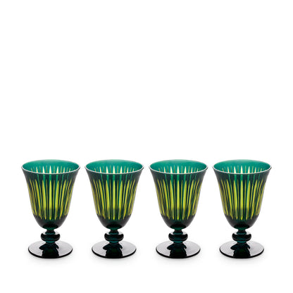 Set de pahare pentru vin Prism Verde
