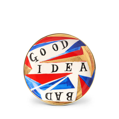 Farfurie decorativă Ruan Hoffmann Good/Bad Ideea