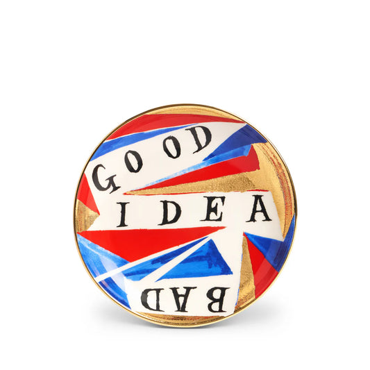 Farfurie decorativă Ruan Hoffmann Good/Bad Ideea