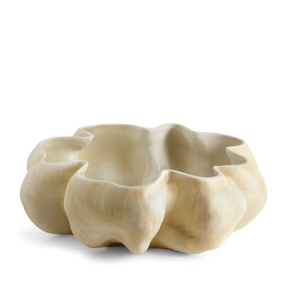 Bol decorativ Timna Crem
