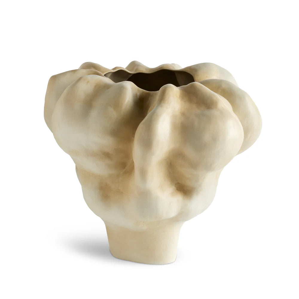Vază decorativă Timna Crem