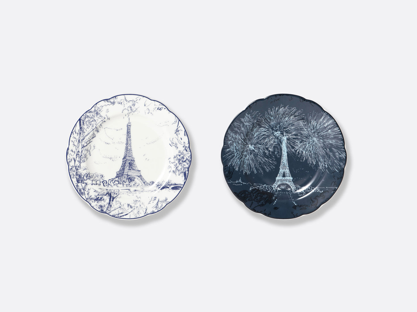 Set de două farfurii din porțelan Tout Paris